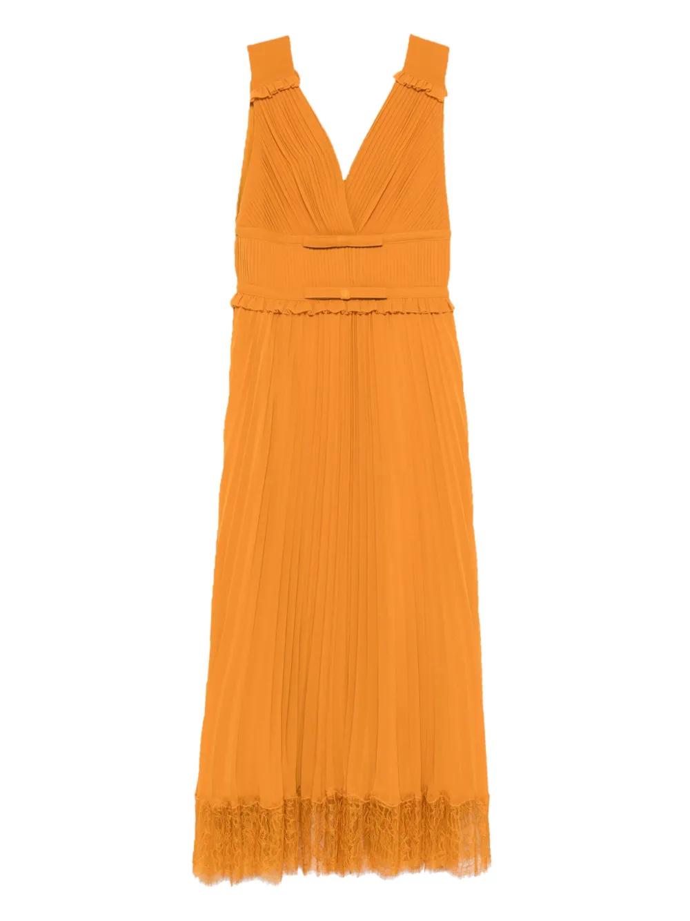 Orange Self-Portrait Dresses for Women | Lyst