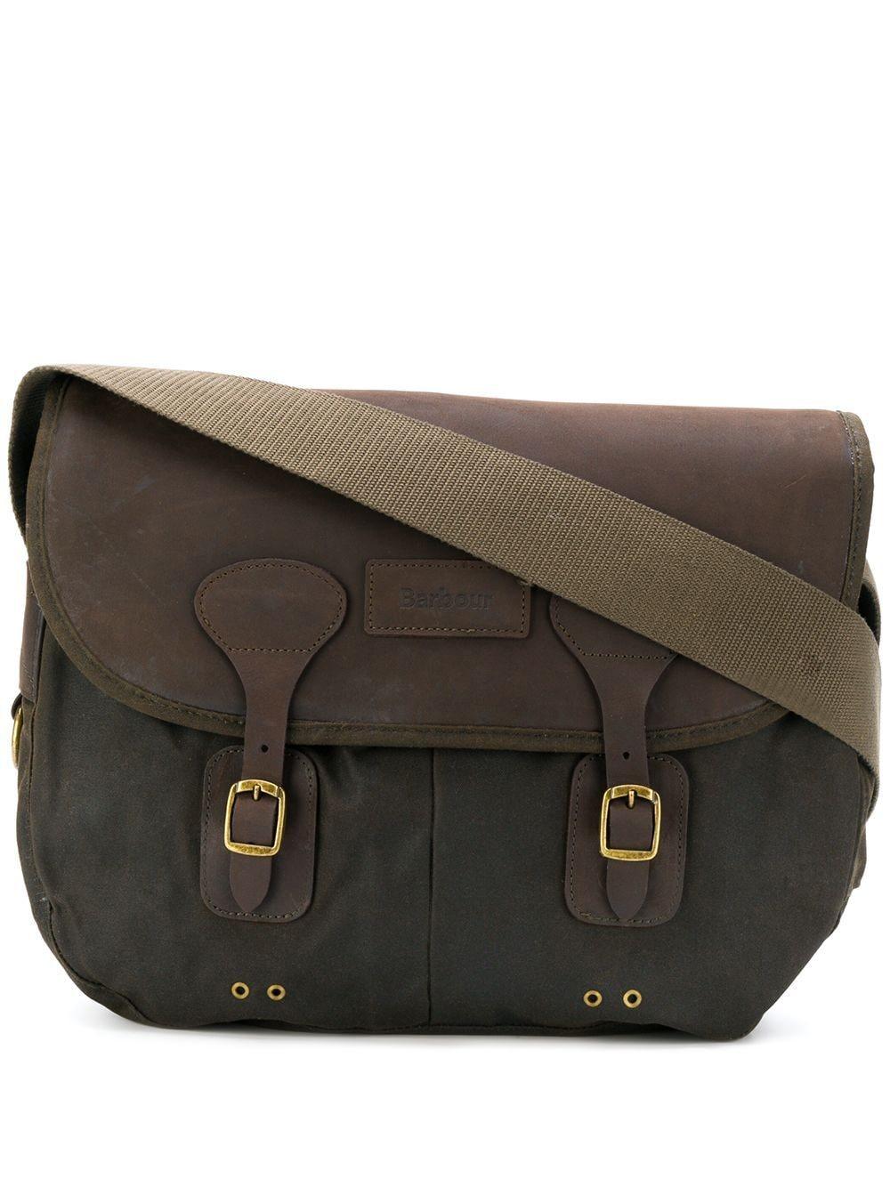 Barbour Cotton Satchel Shoulder Bag in Green for Men Save 17 Lyst