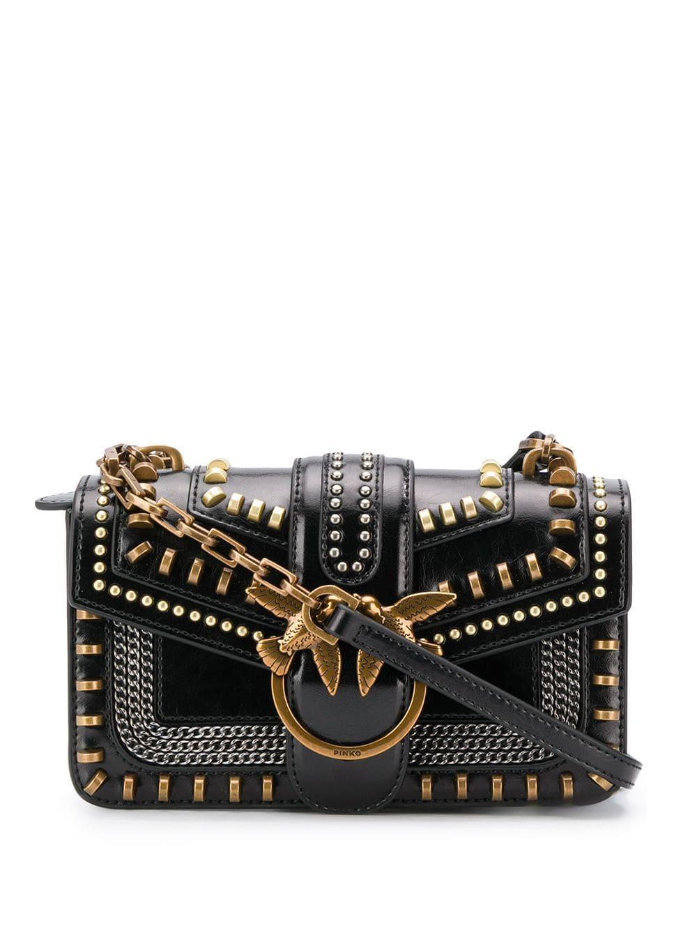 pinko mini love soft bolsa