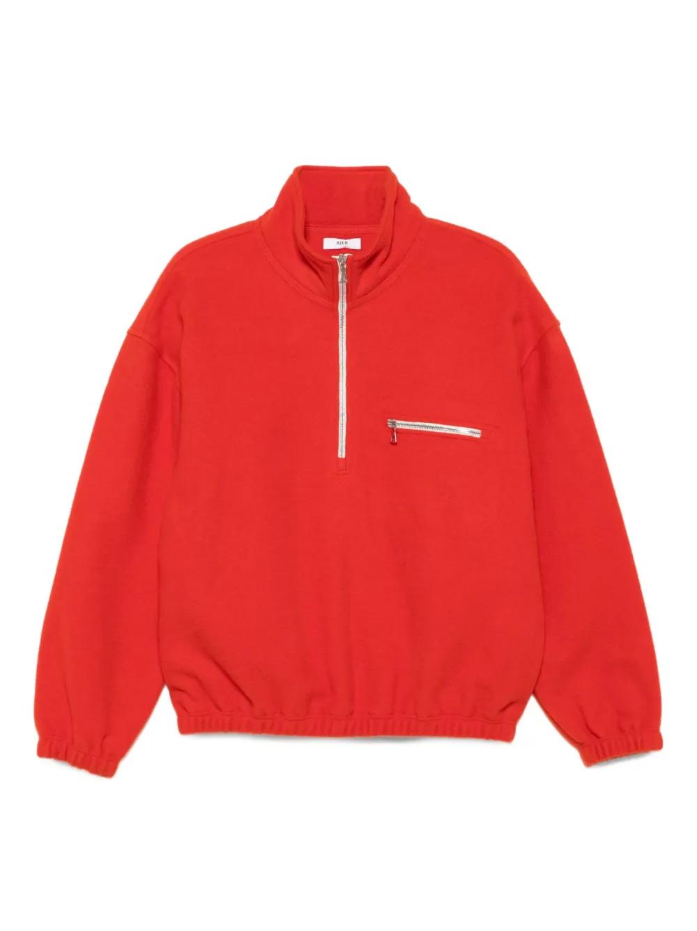 レッド ジップ付きセーター メンズ | Lyst