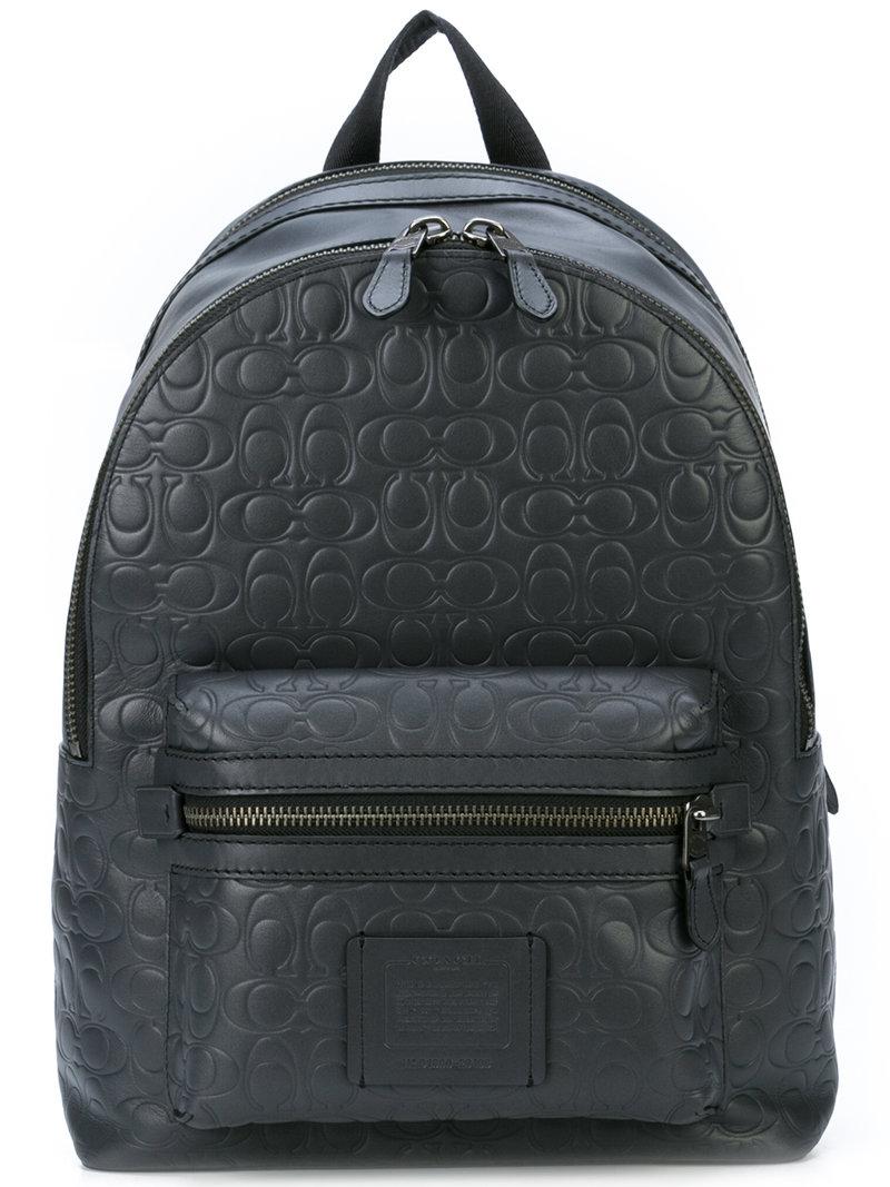 coach grey backpack