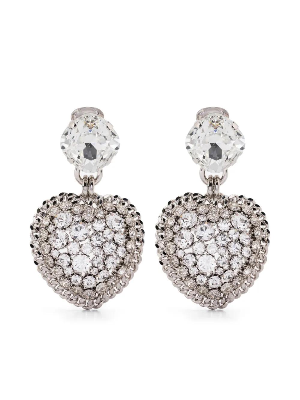 ★関税込★ ALESSANDRA RICH クリスタル ハート ネックレス HEART NECKLACE – Alessandra Rich