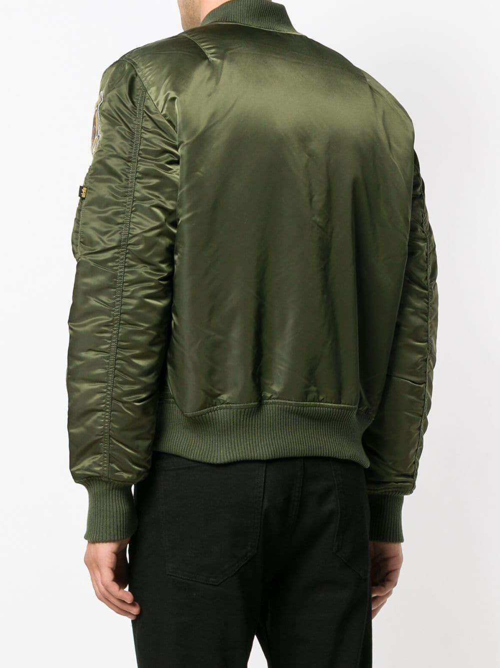 alpha industries patch jacket