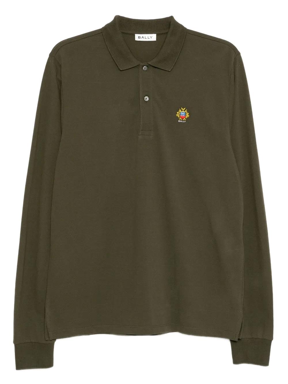 bally-green-Polo-En-Coton-A-