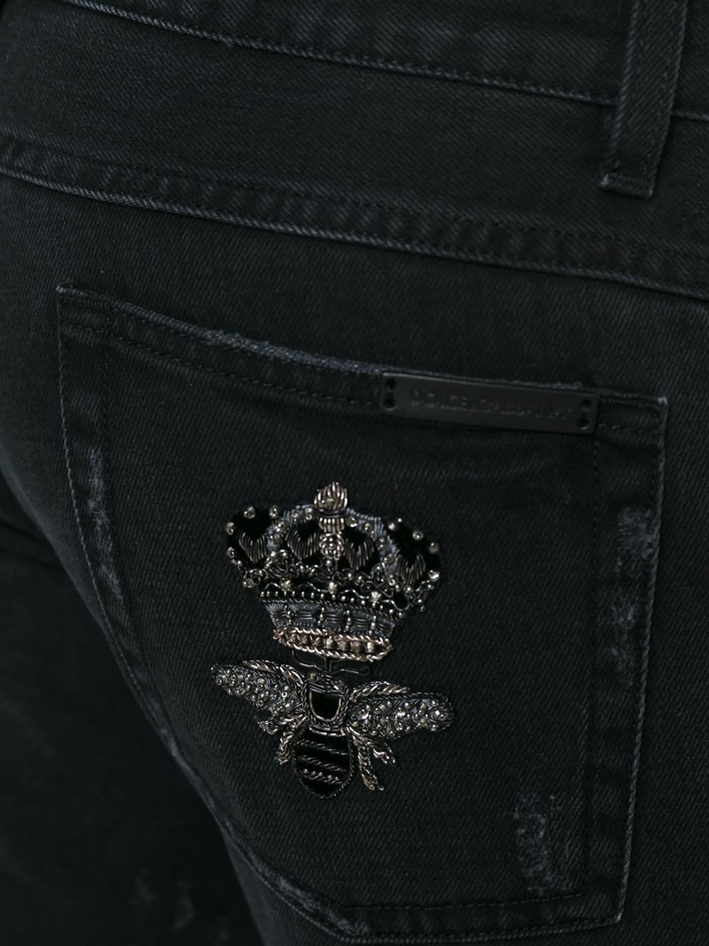 Dolce and clearance gabbana black jeans