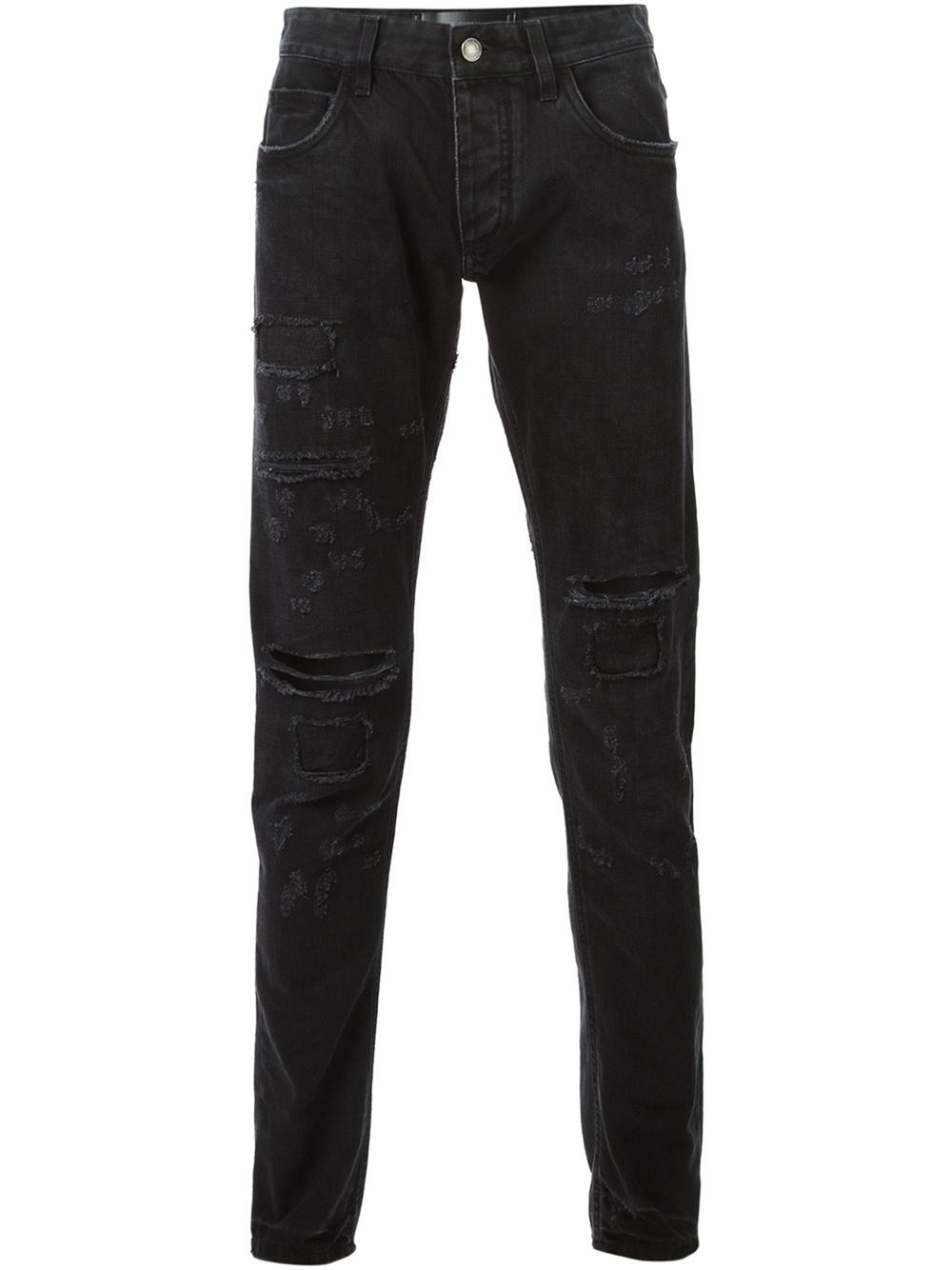 Dolce & Gabbana '14 Gold Collection' Jeans in Black for Men | Lyst