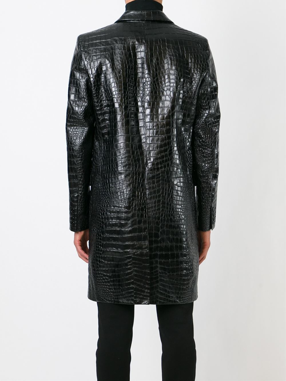 saint laurent crocodile boots