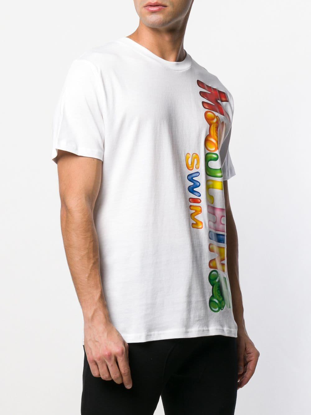 Moschino Cotton Gummy Bear Logo T-shirt in White for Men | Lyst
