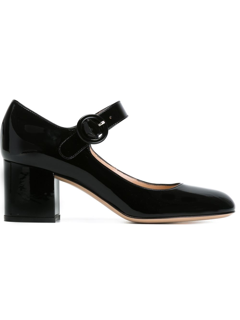 Lyst - Gianvito Rossi Mary Jane Pumps in Black
