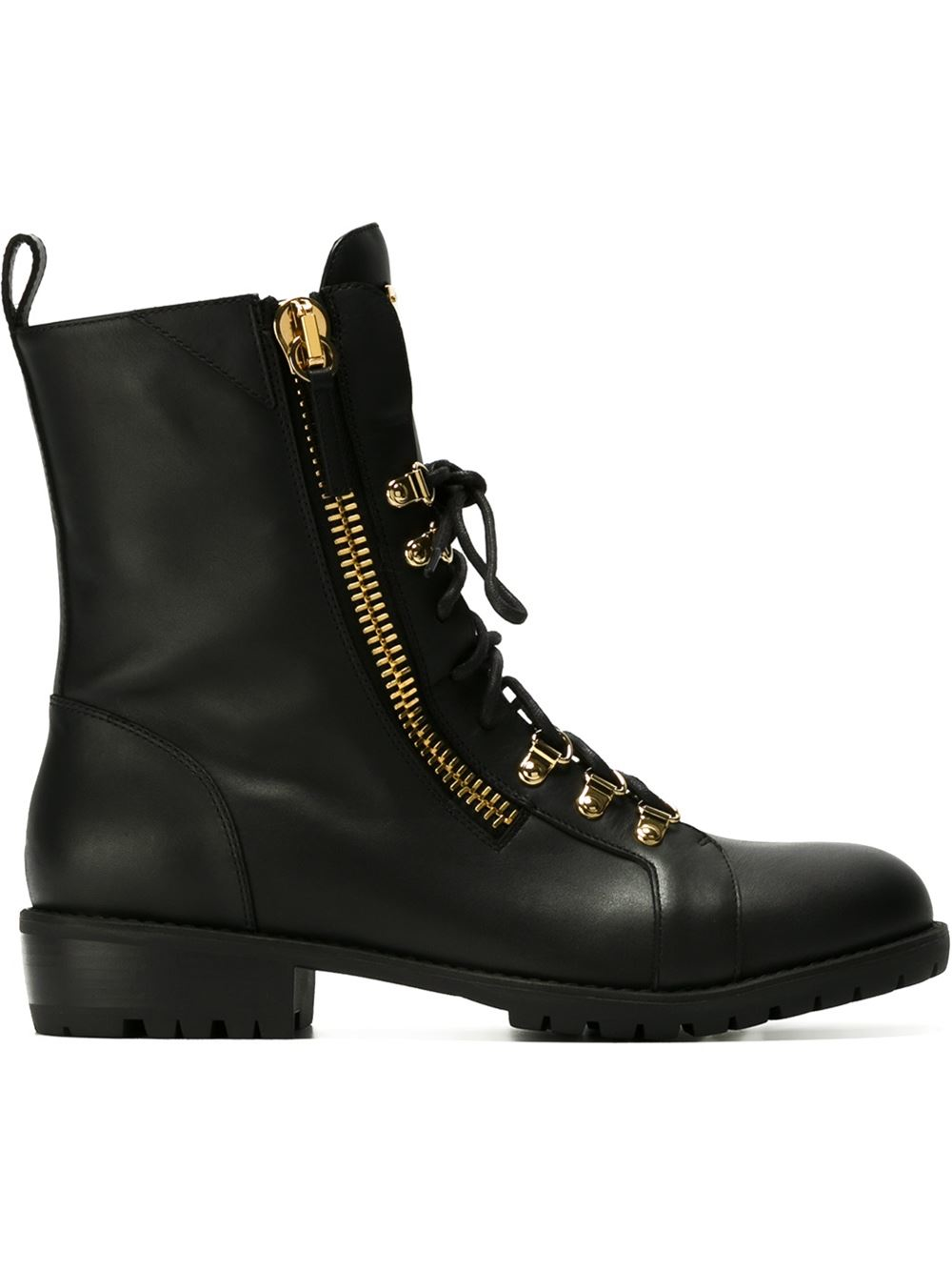 Lyst - Giuseppe Zanotti Lace-up Boots in Black for Men