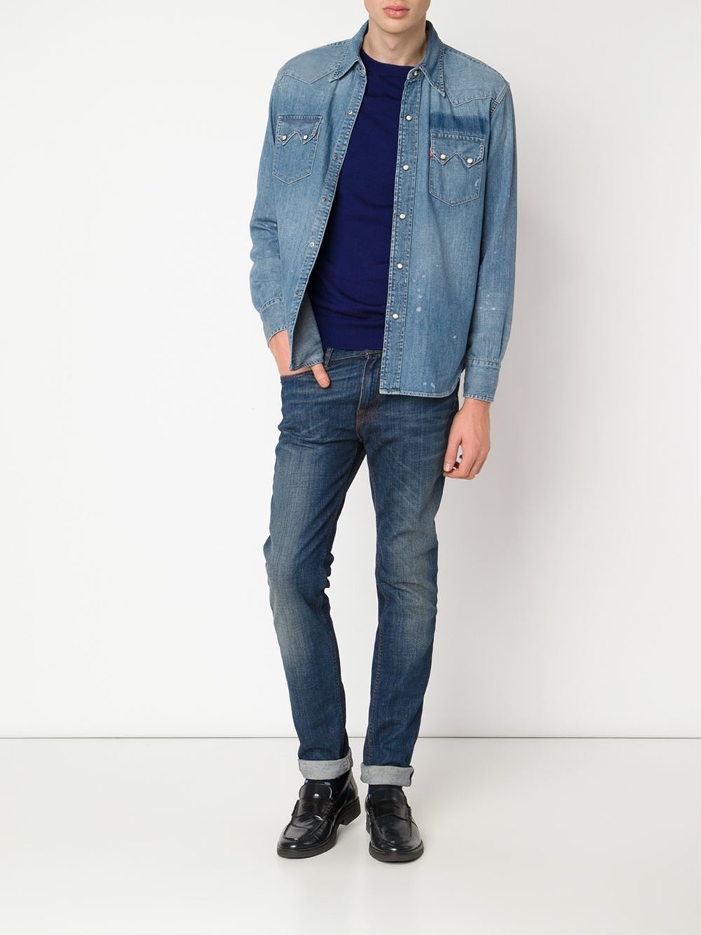 Levi's Classic Denim Shirt in Blue for Men | Lyst