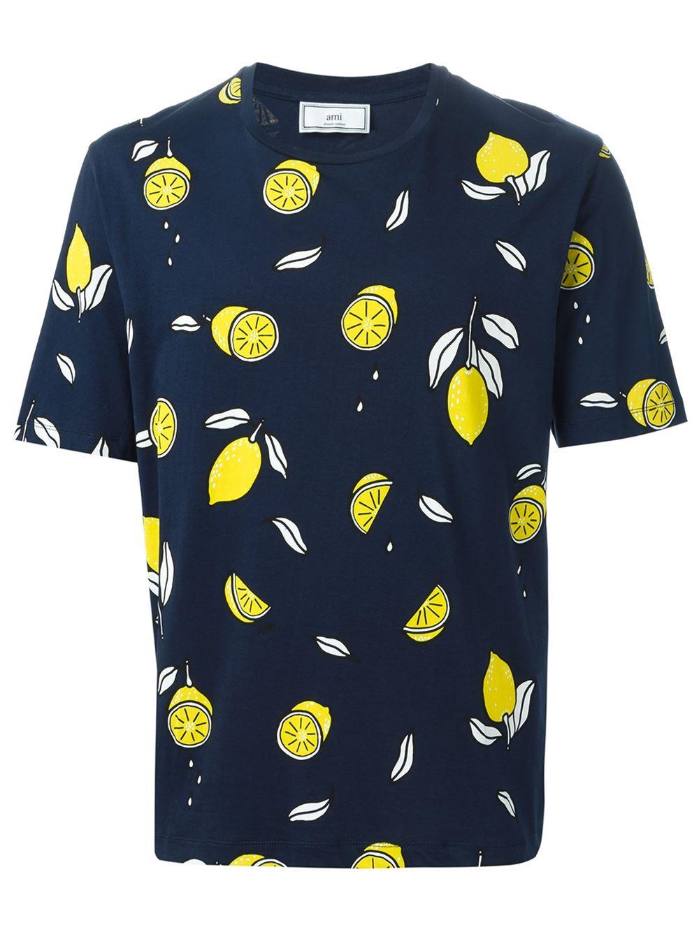 lemon shirt and tie set