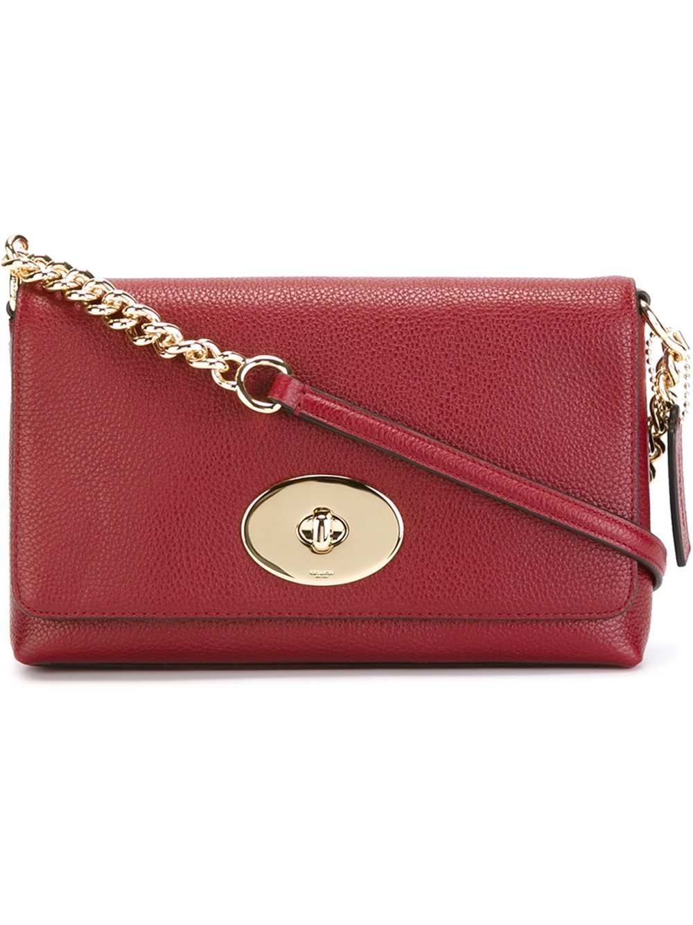 COACH Leather &#39;Crosstown&#39; Crossbody Bag in Red - Lyst
