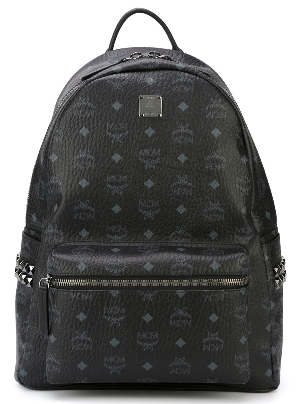 Mcm 'stark' Medium Backpack Women Pvc One Size in Black Lyst