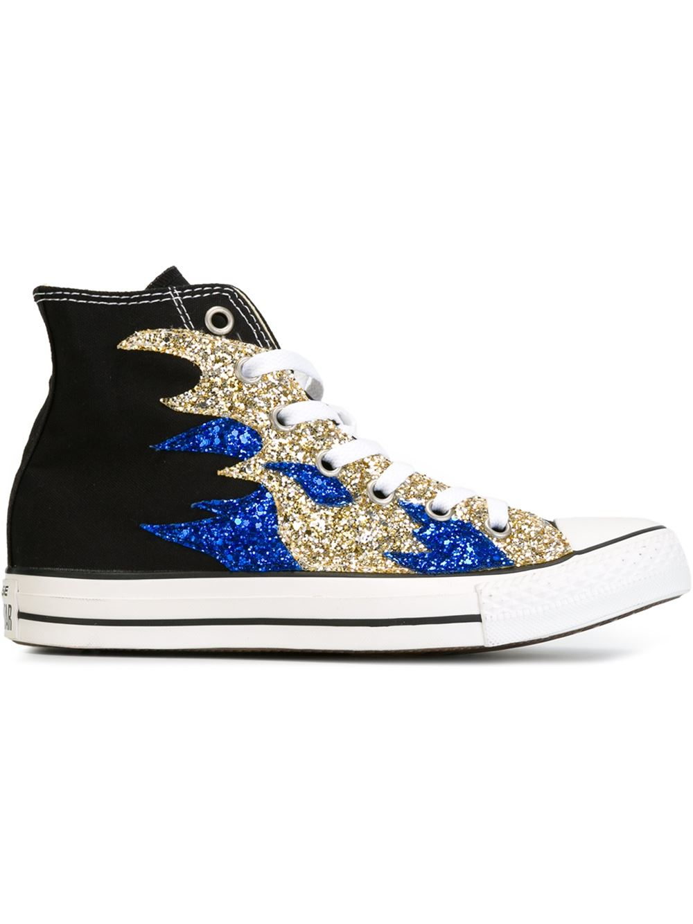 black sequin converse