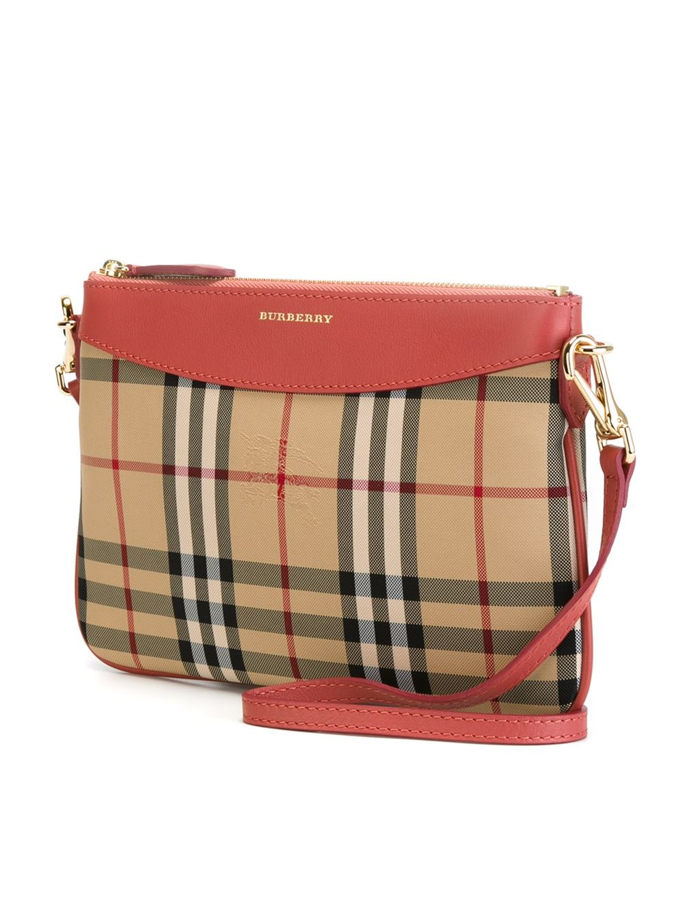 Burberry Horseferry Check Crossbody Bag in Beige (NUDE & NEUTRALS) | Lyst