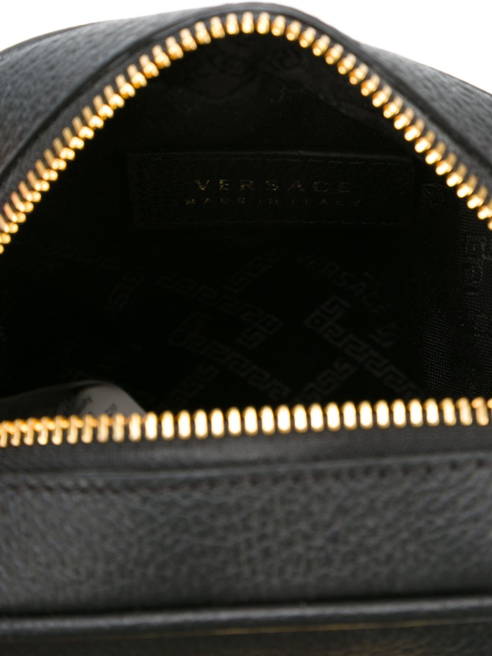 Versace Medusa Messenger Bag in Black for Men Lyst
