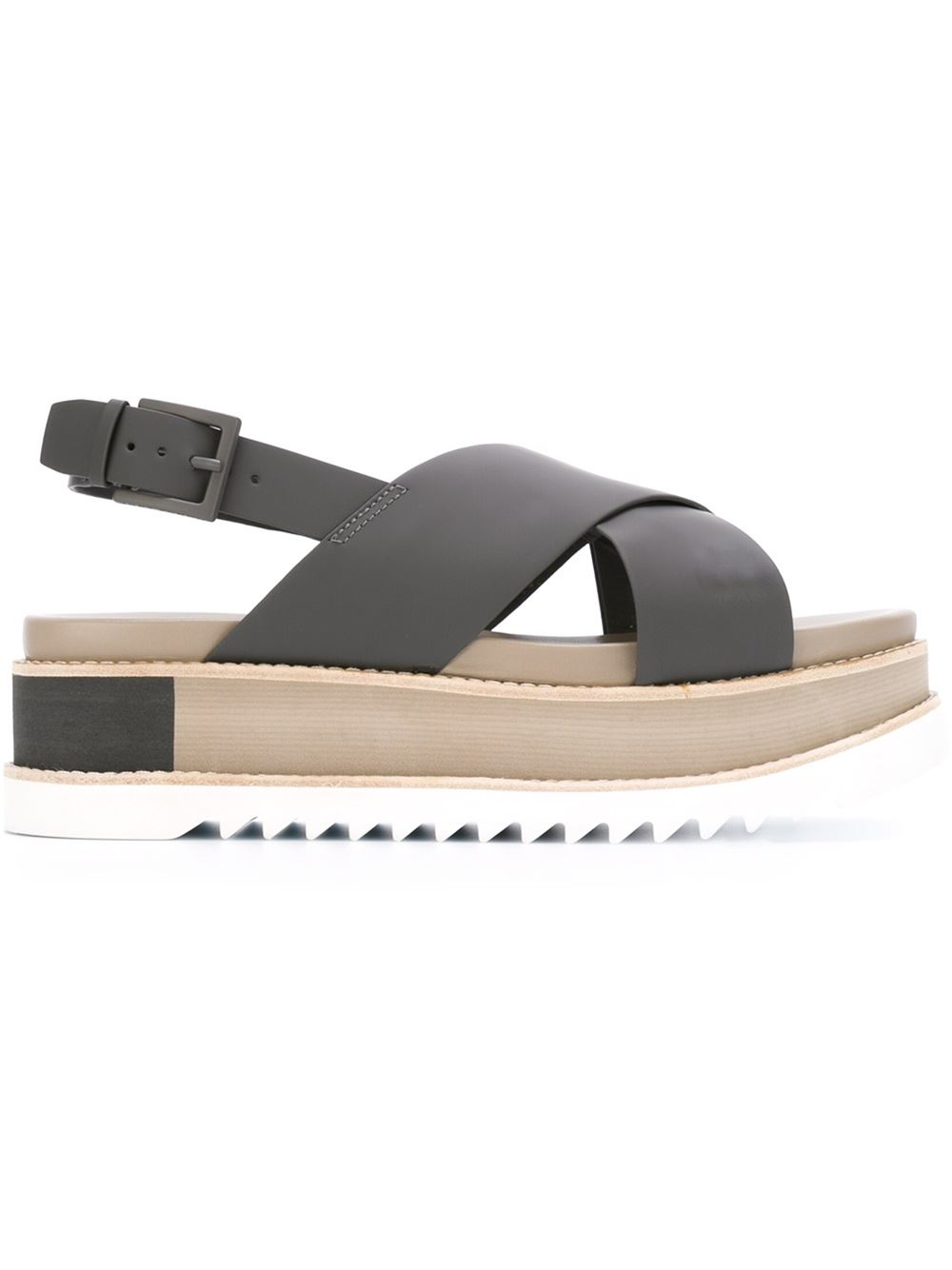 gray tory burch sandals