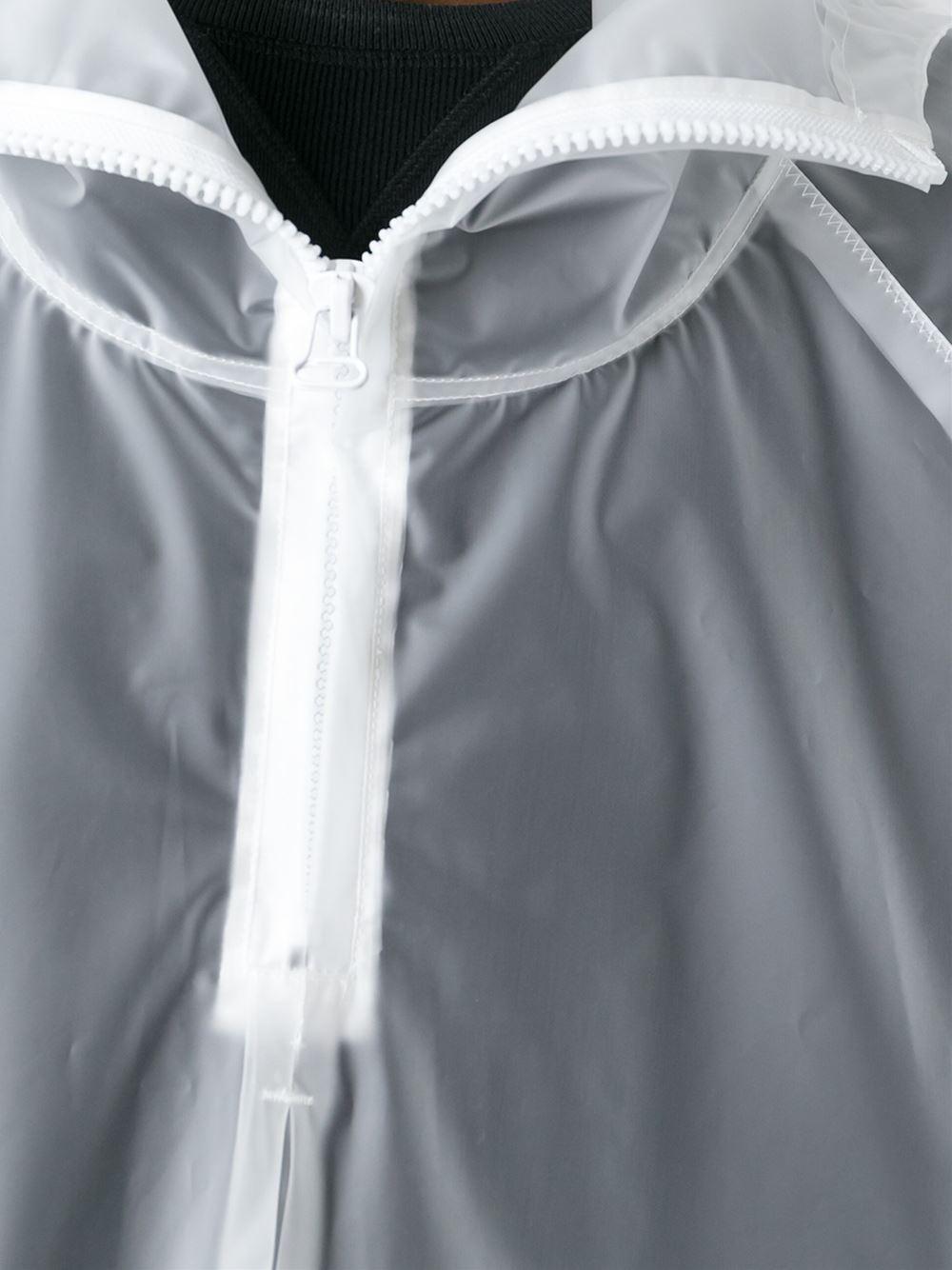 Off-White c/o Virgil Abloh Transparent Short Raincoat in White for | Lyst