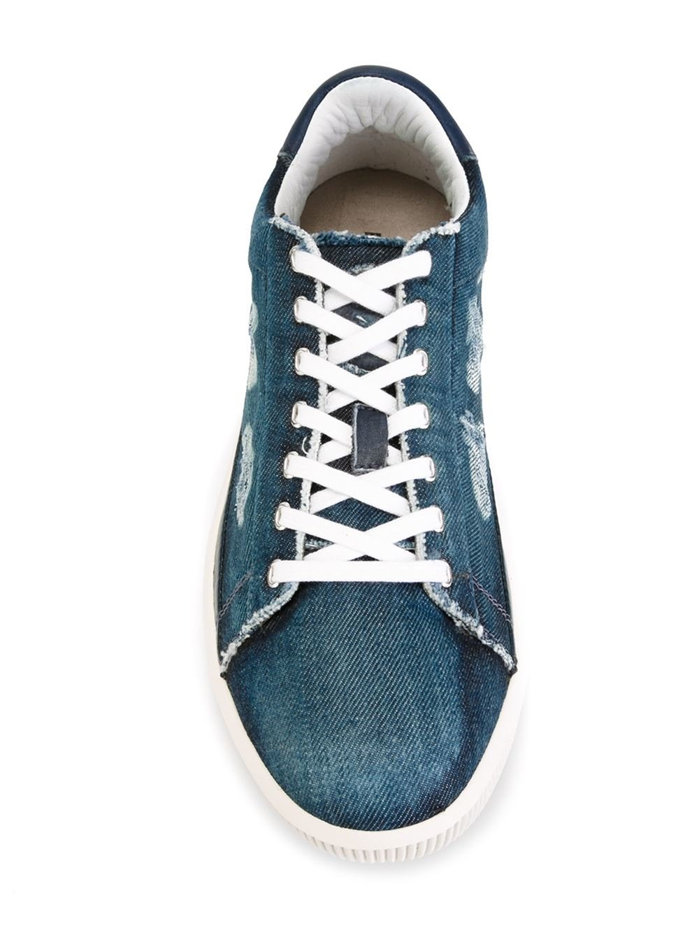 diesel blue trainers