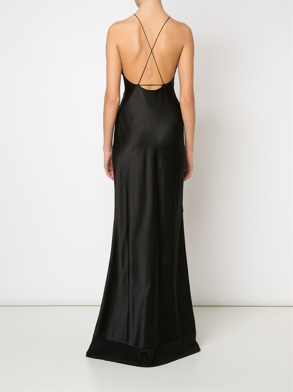 Calvin Klein 'fawn' Evening Dress in Black - Lyst