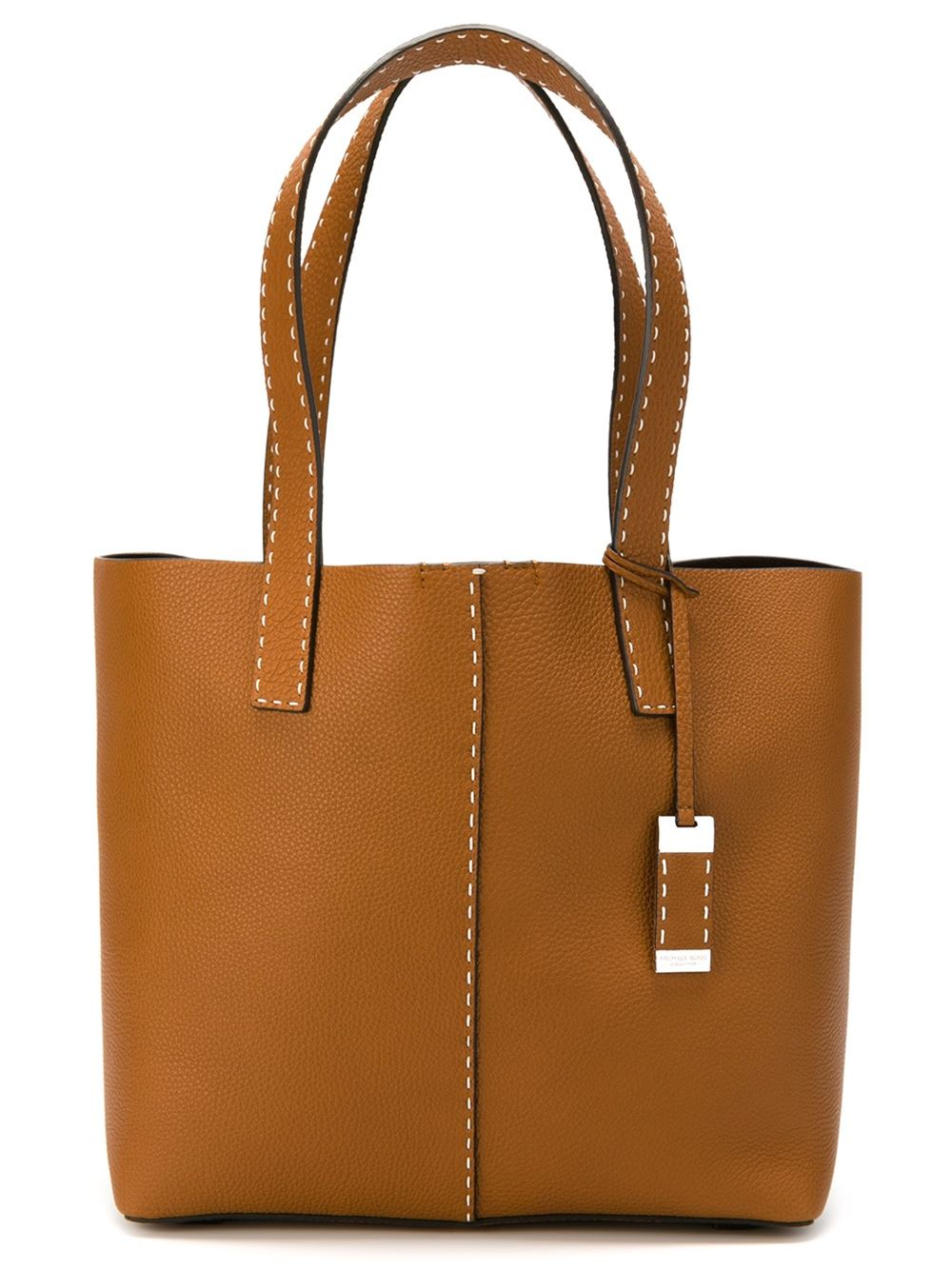 lyst michael kors rogers tote in brown lyst michael kors rogers tote in brown