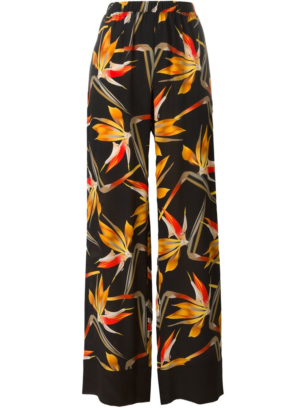 Fendi Bird Of Paradise Flower Print 