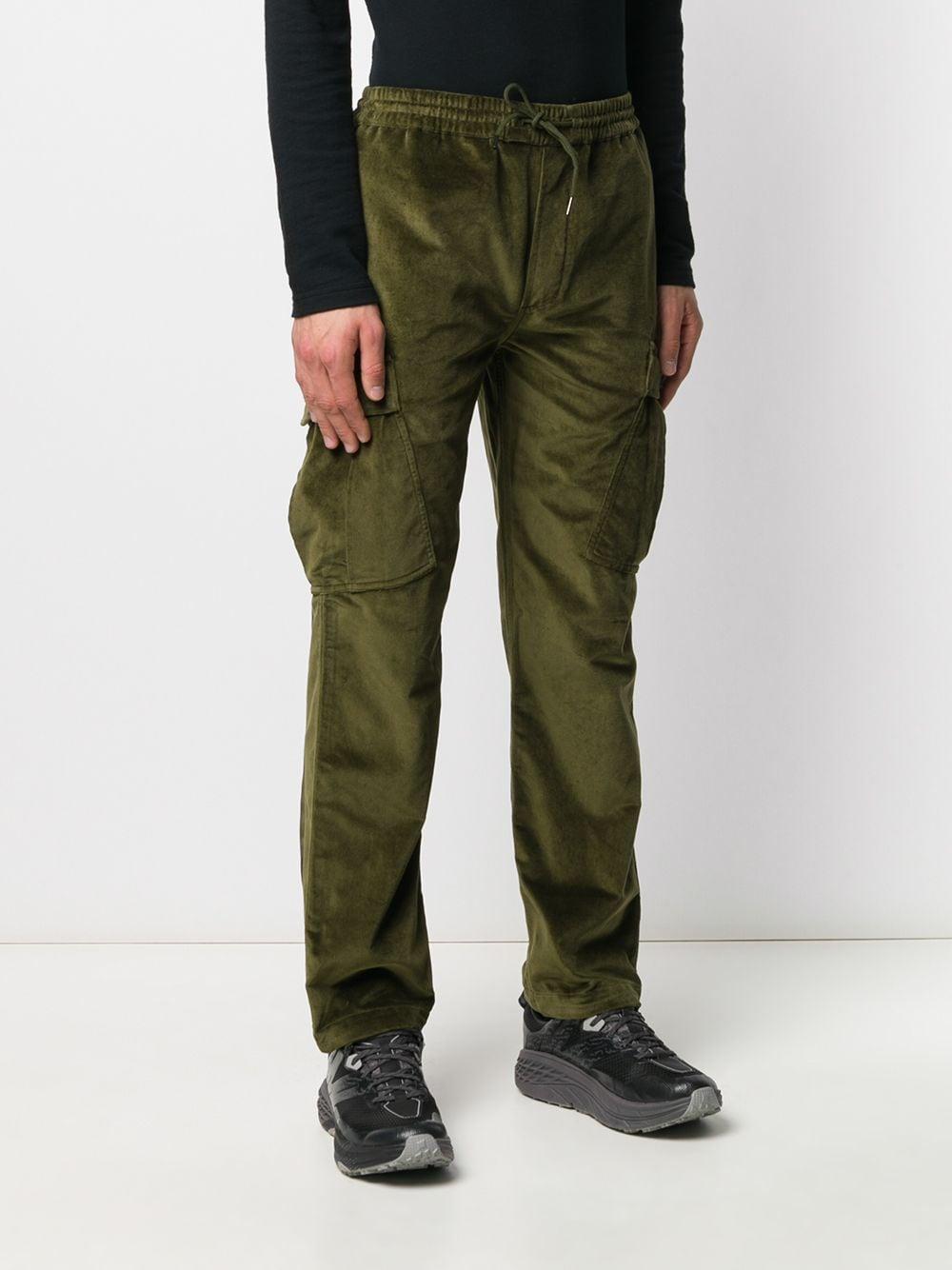 velvet cargo pants