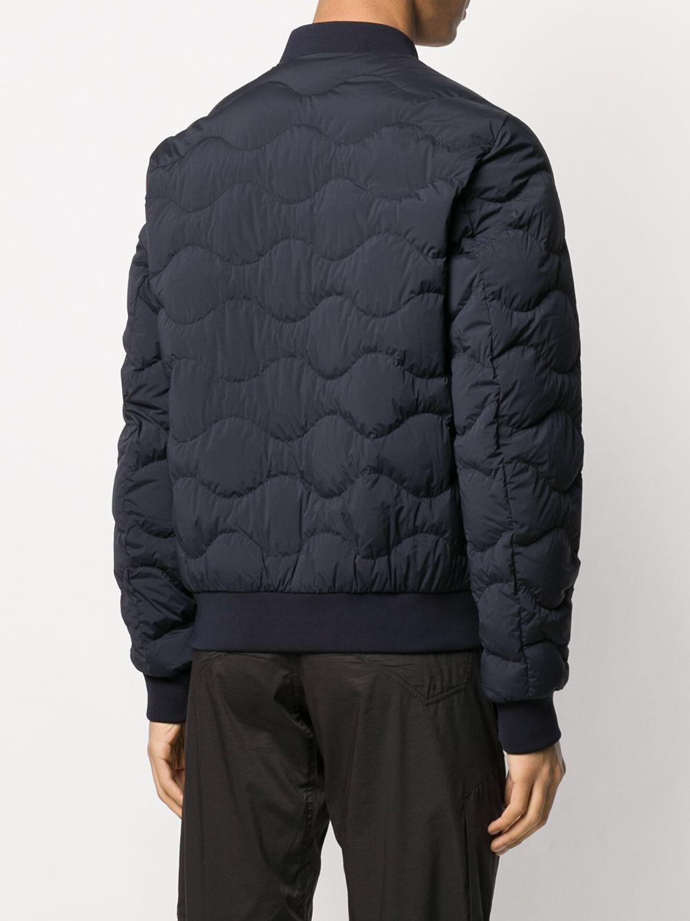 moncler padded bomber jacket