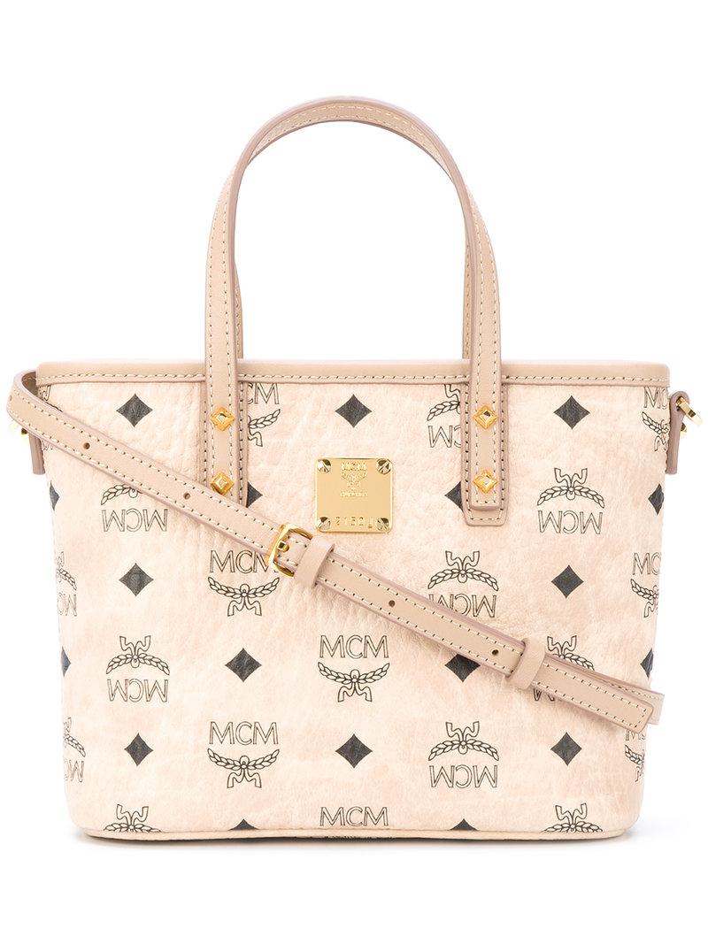 mcm anya tote bag