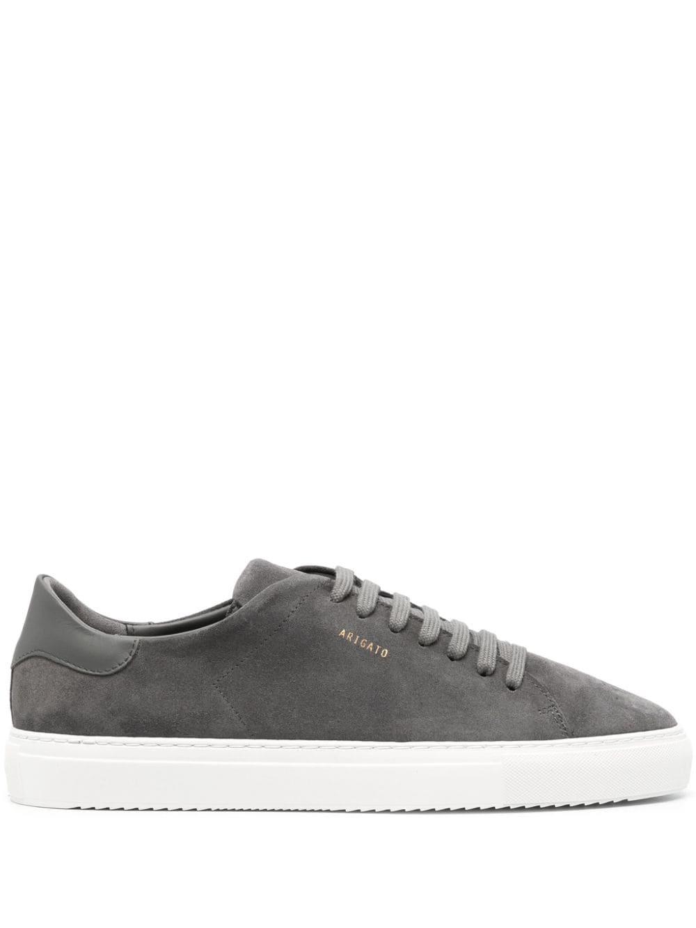 Axel Arigato Clean 90 Suede Sneakers in Gray for Men Lyst
