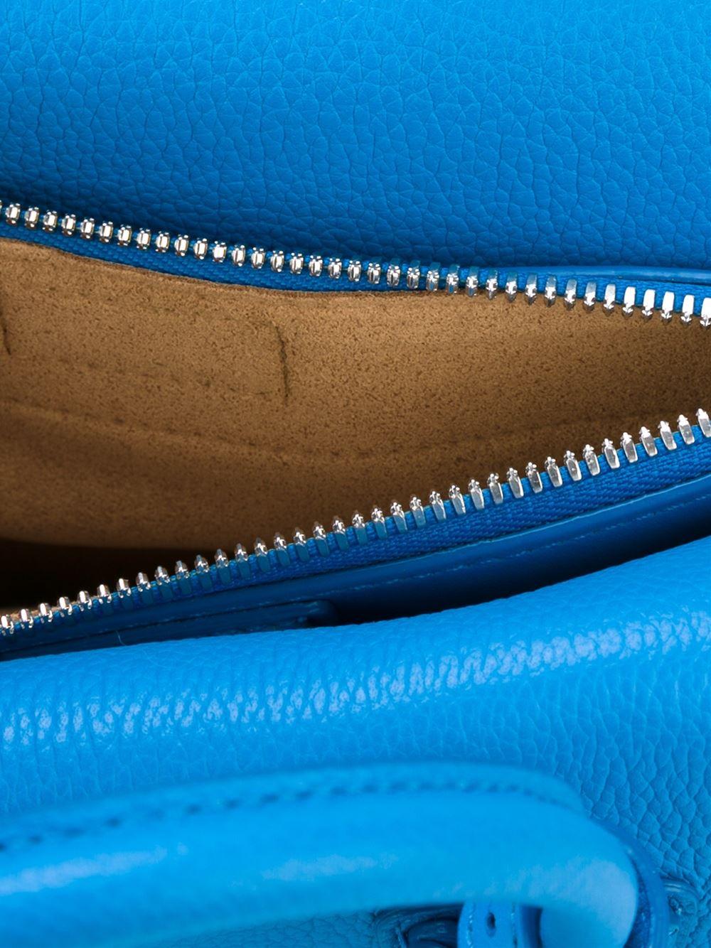 Blue Mcm Crossbody Bag