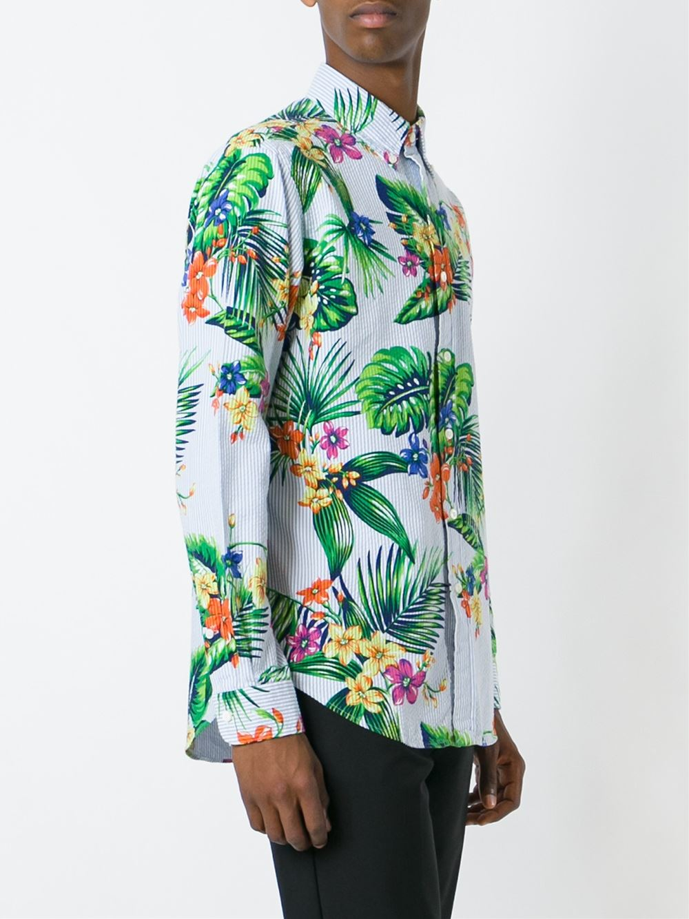 Polo Ralph Lauren Cotton Hawaiian Seersucker Shirt for Men - Lyst