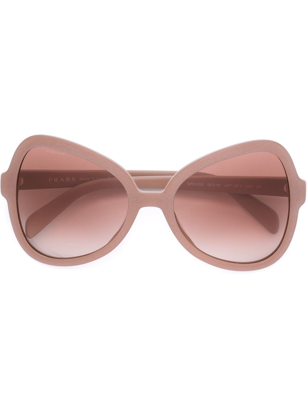 Prada Cat Eye Frame Sunglasses In Pink Lyst