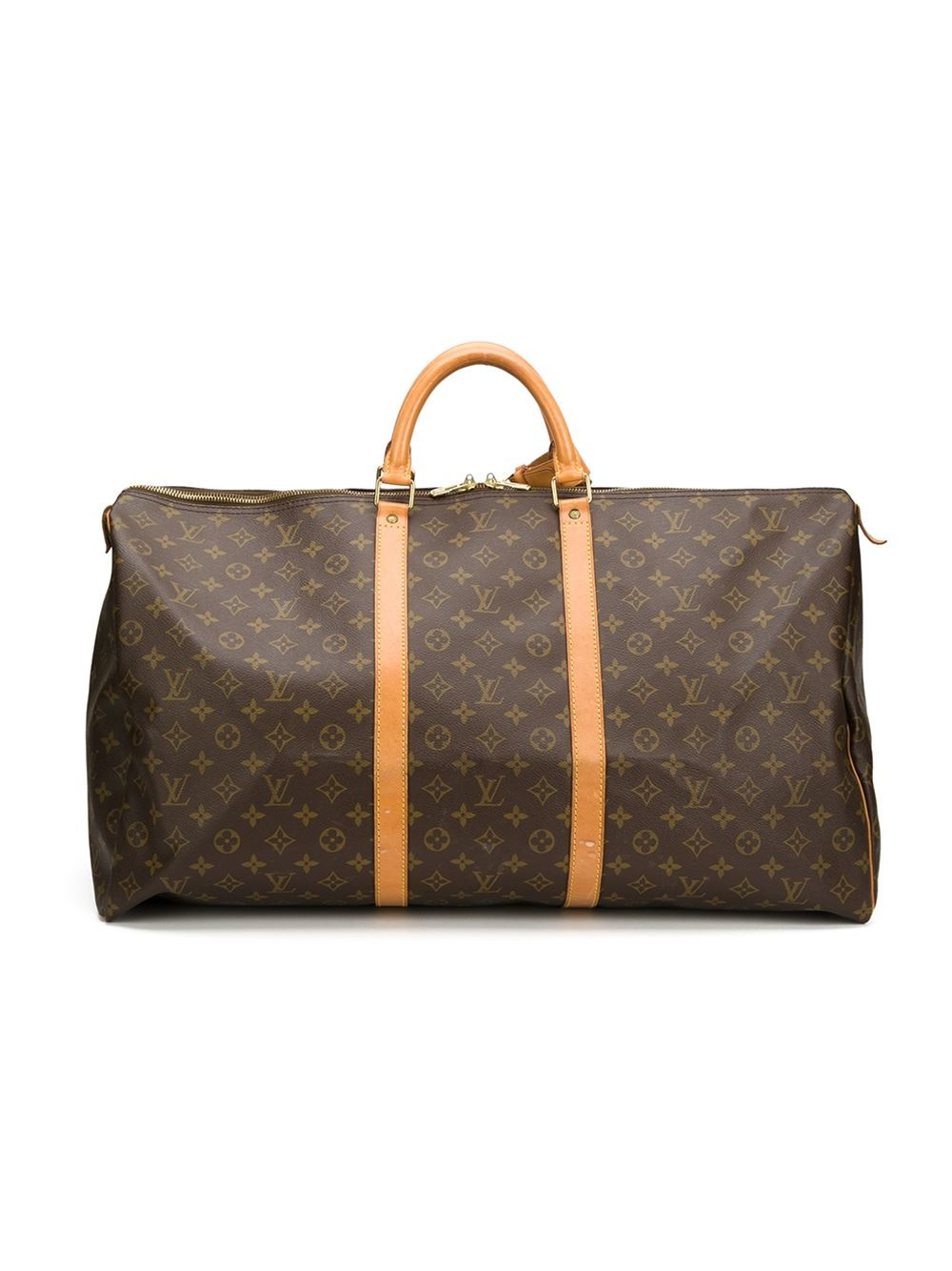 Lyst - Louis Vuitton Large Monogram Holdall in Brown