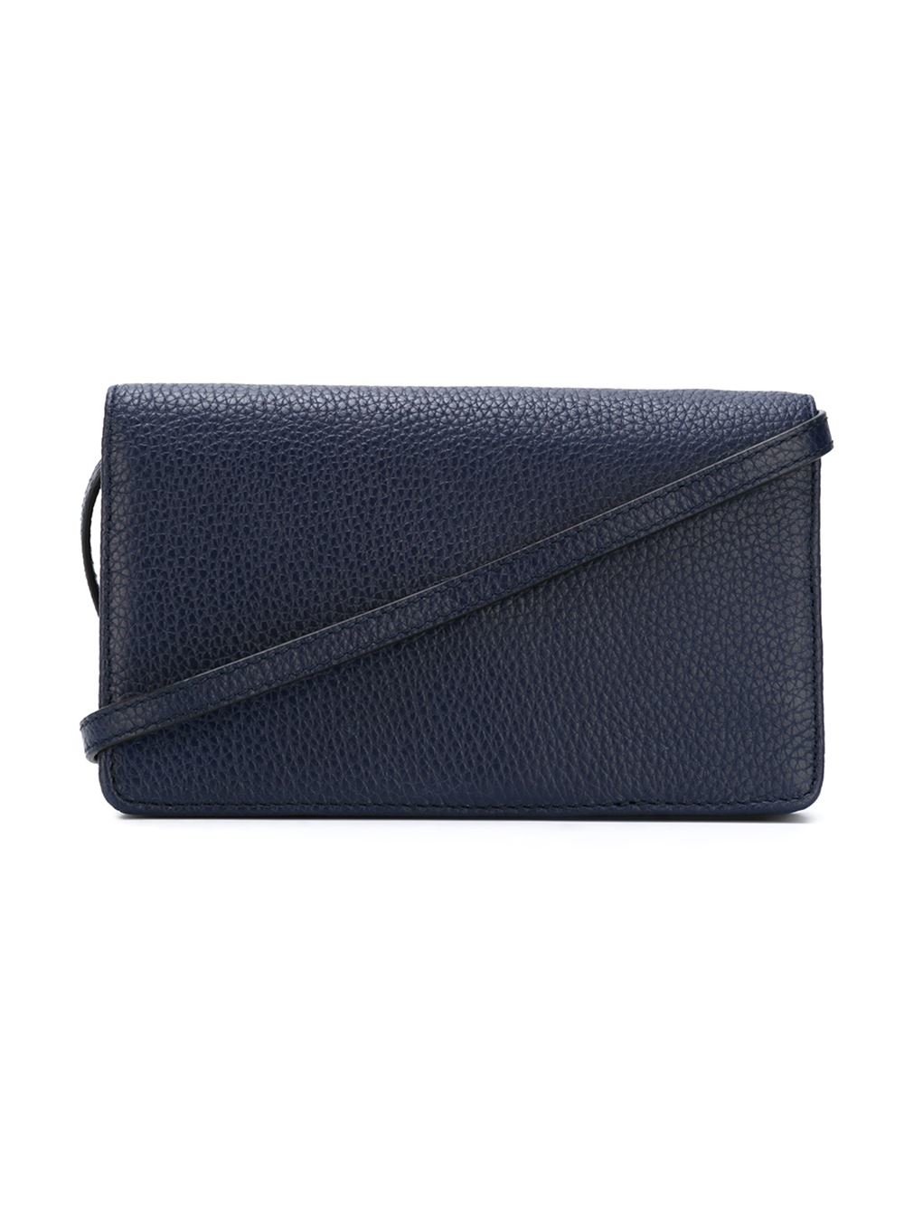Marc Jacobs Leather &#39;gotham&#39; Wallet Crossbody Bag in Blue - Lyst