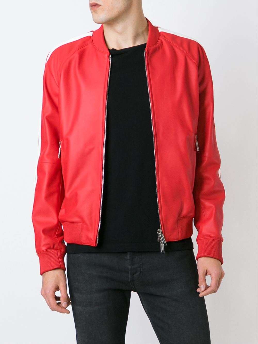 Lyst Dsquared² Classic Bomber Jacket in Red for Men