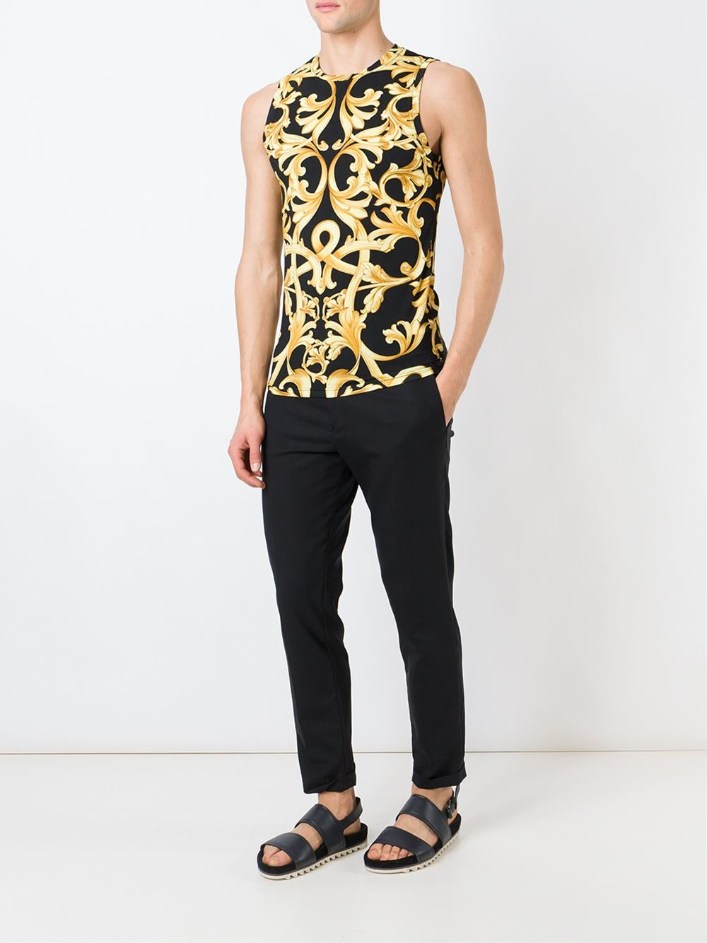 versace mens tank