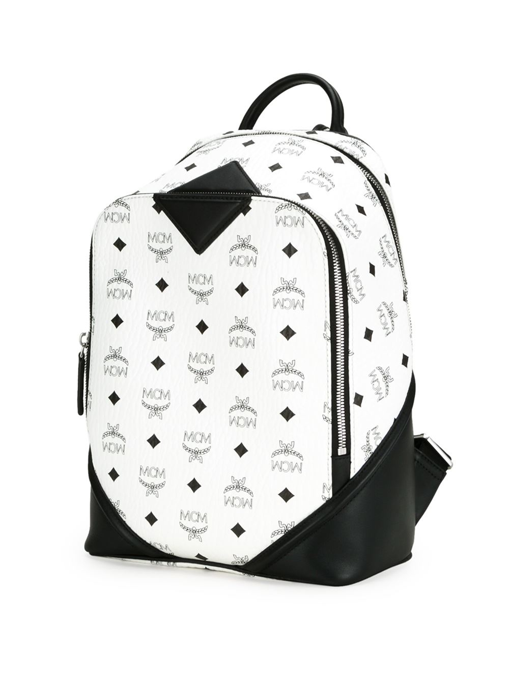 Lyst MCM 'duke Visetos' Backpack in White