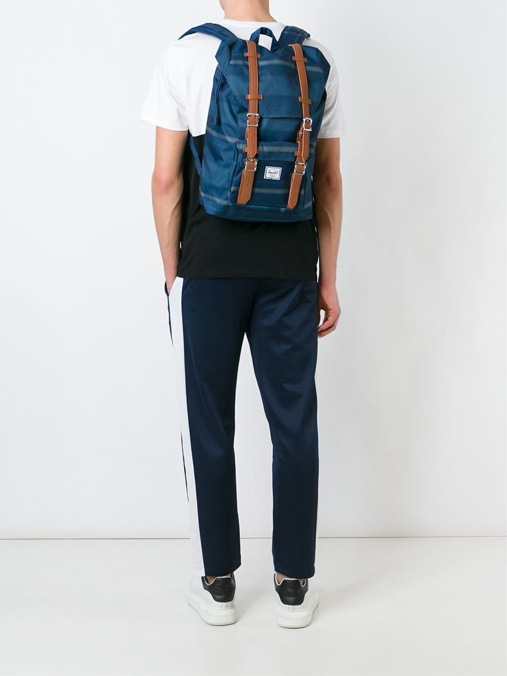 Herschel supply co. Buckle Fastening Backpack in Blue for Men Lyst