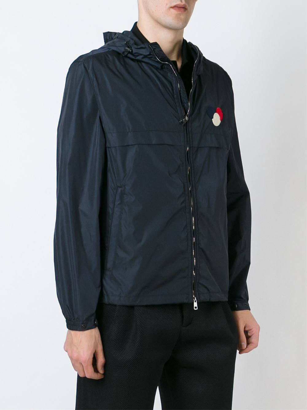Moncler 'fayence' Windbreaker Jacket in Blue for Men Lyst