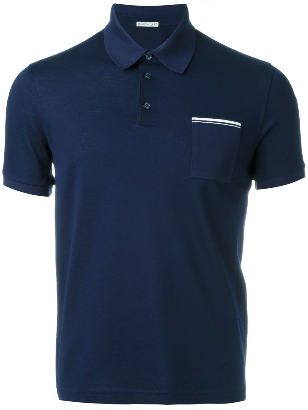 Moncler Classic Polo Shirt in Blue for Men Save 25 Lyst