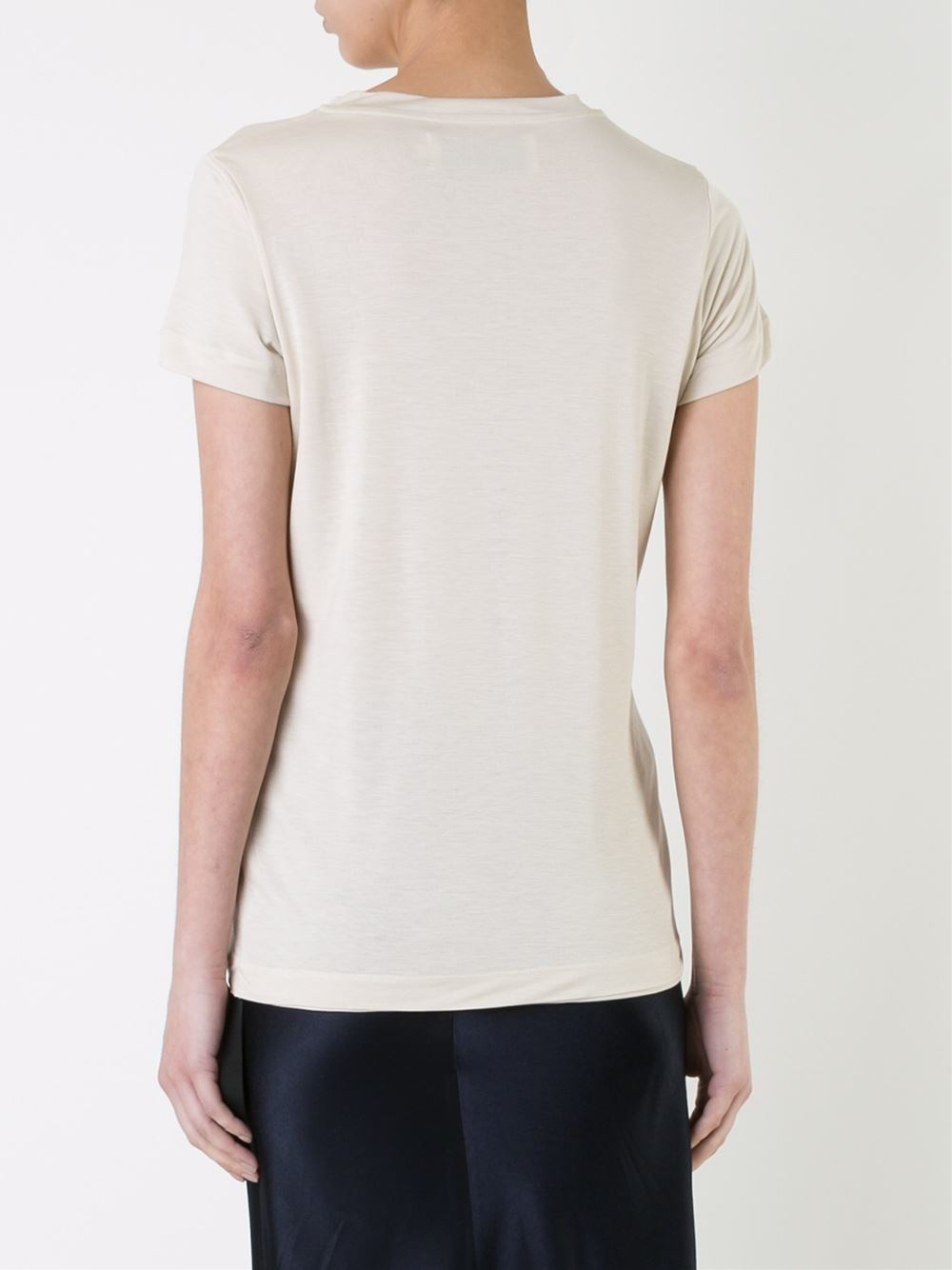 Lyst Marques Almeida Knot Detail T Shirt In lyst marques almeida knot detail t shirt in