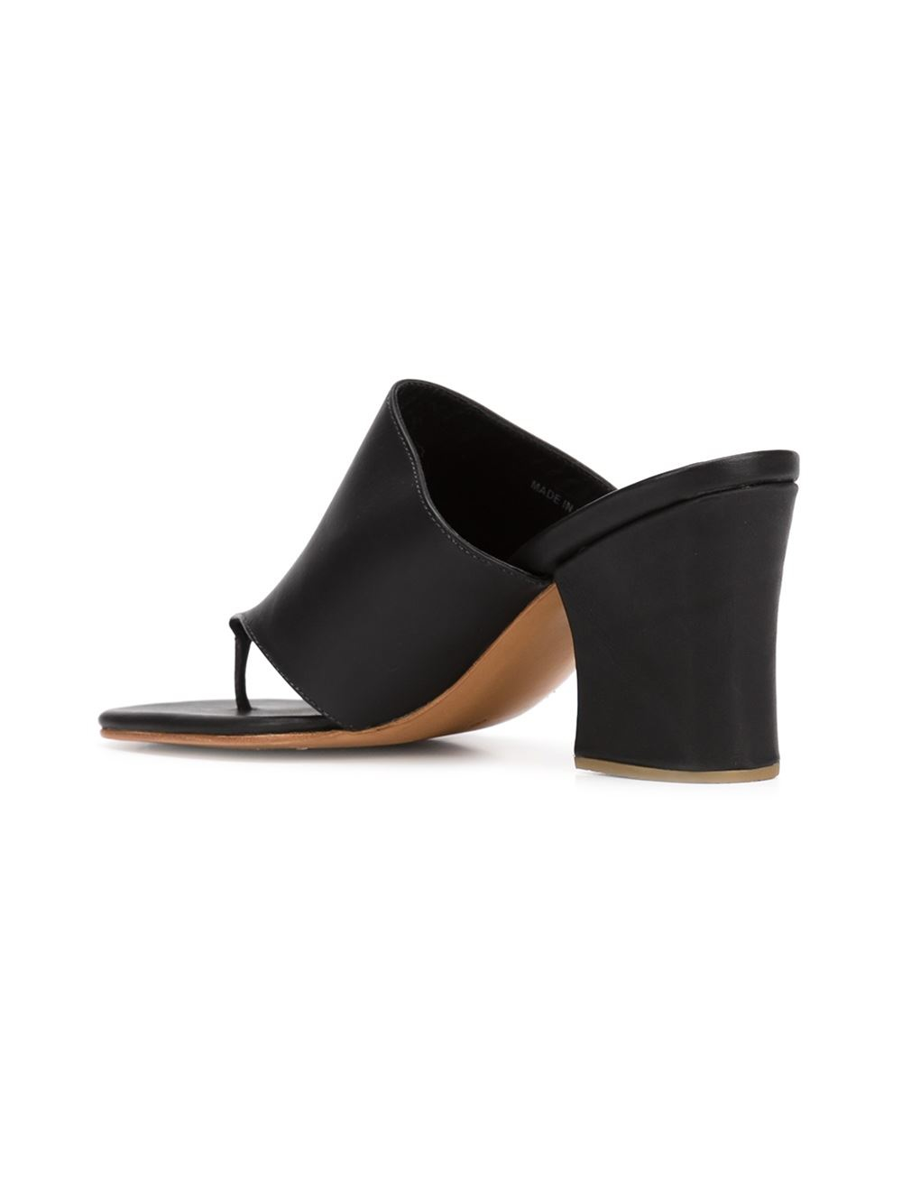 black mule sandals comey mule sandals in black lyst black mule sandals comey mule sandals in black lyst