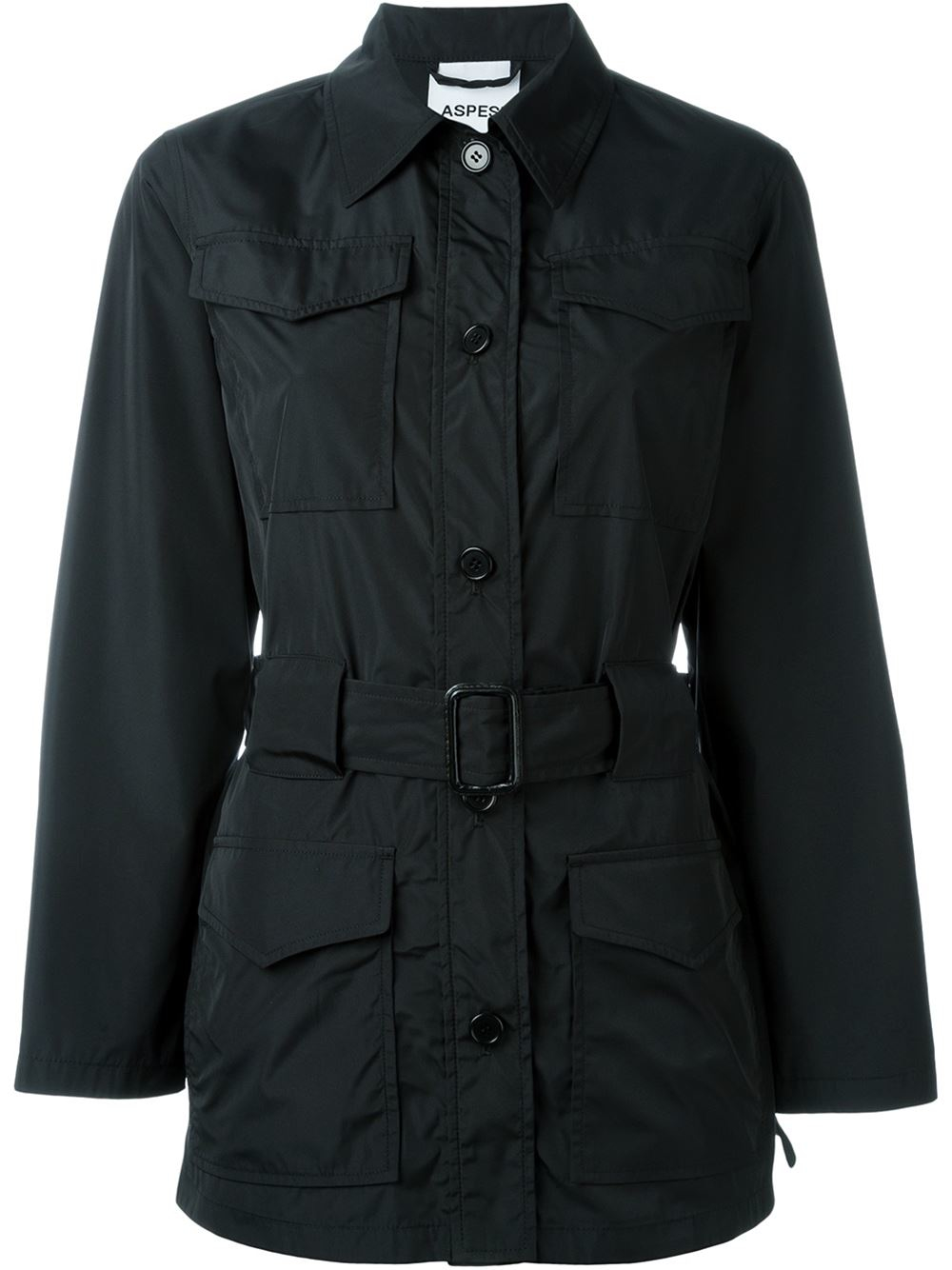 Black single breasted coat