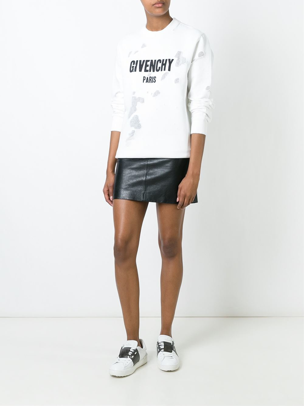 givenchy distressed sweater