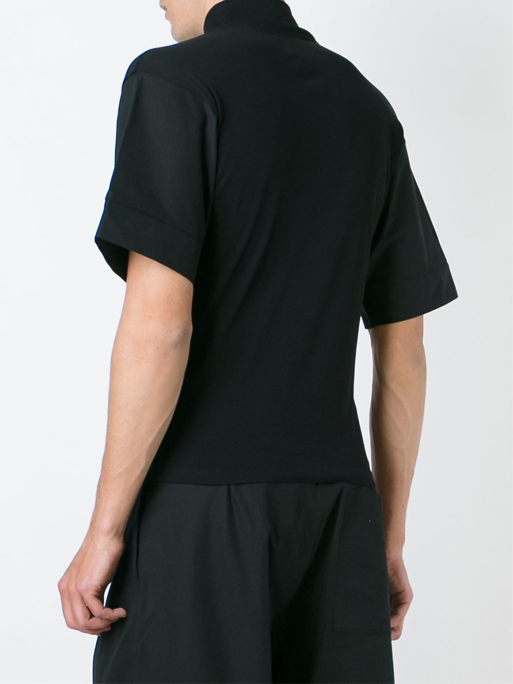 Download Berthold Mock Neck T-shirt in Black for Men - Lyst