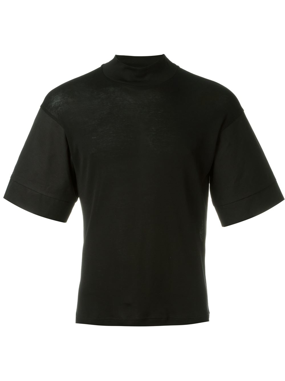 Download Berthold Mock Neck T-shirt in Black for Men - Lyst