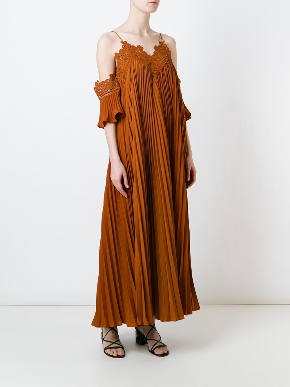 open lace back dress AAHARYA Anime Movie Madrigal Cosplay Costume Pepa Orange Adult Ruffle  Princess Dresses Mirabel Charm Fancy Dress Carnival Gift : Amazon.co.uk:  Fashion main image 0