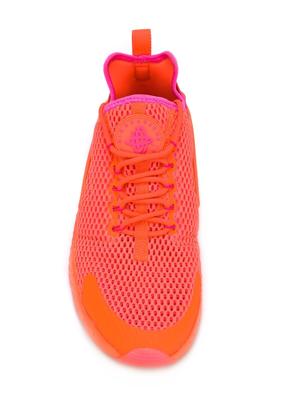 Nike 'Air Huarache Run Ultra Breathe' Sneakers in Orange | Lyst